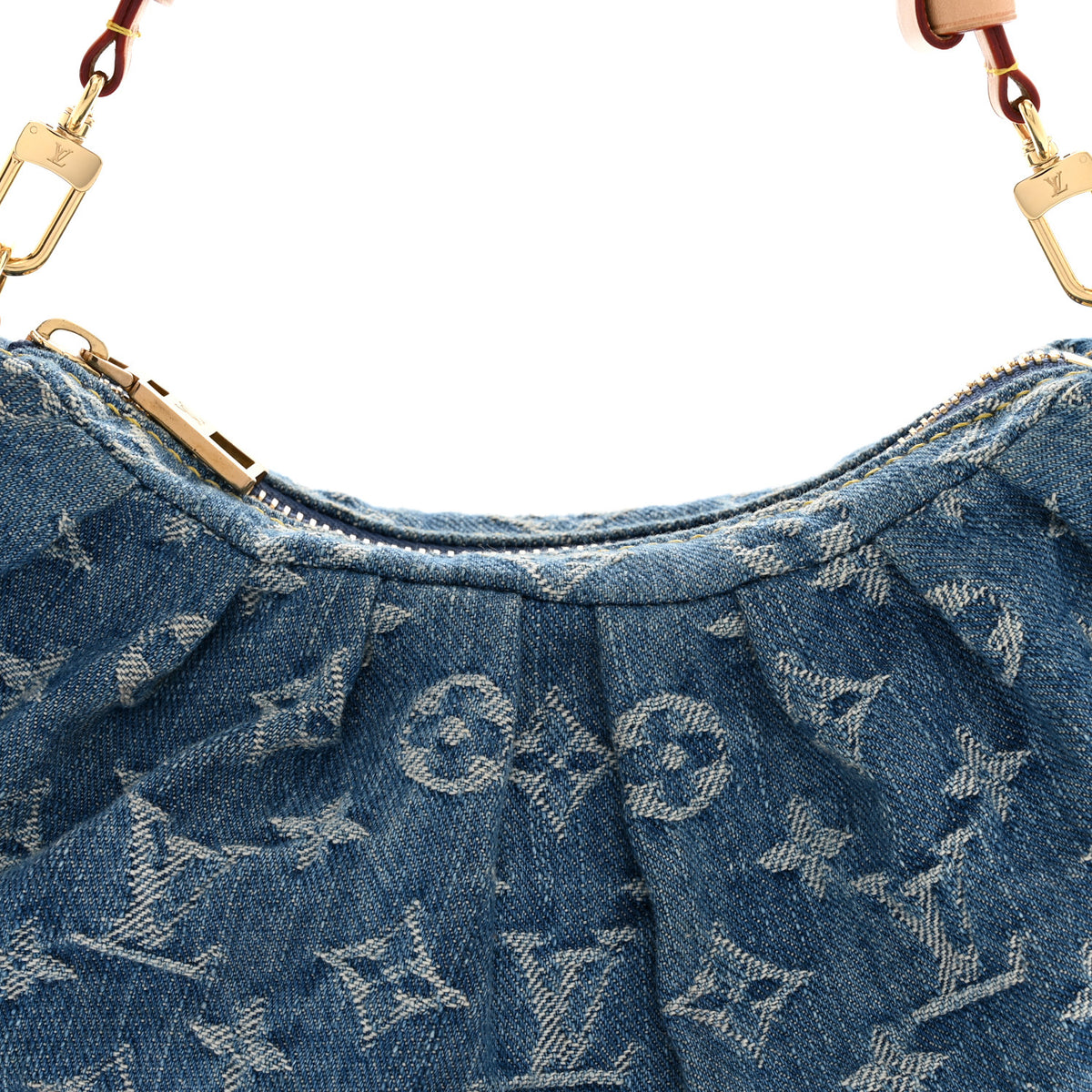 Monogram Denim Pochette Valley Blue