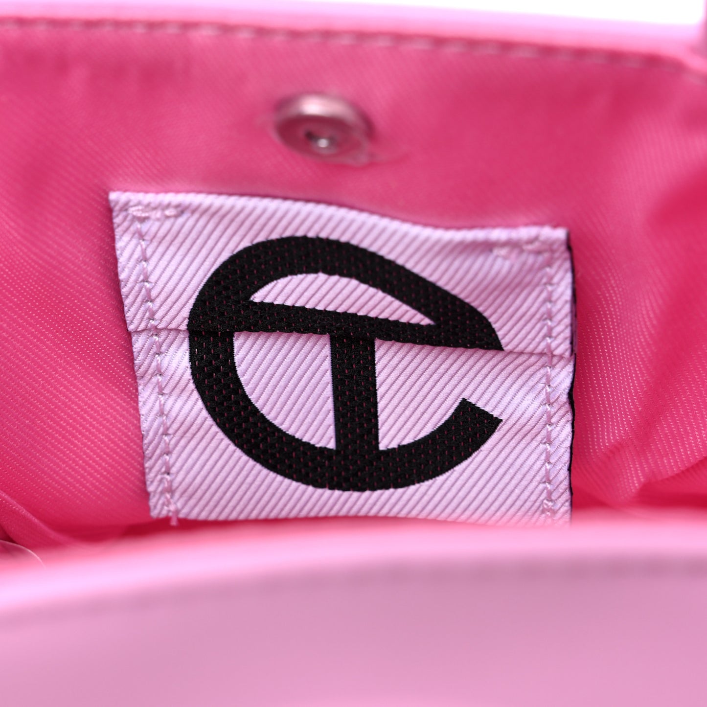 Vegan Leather Small Shopping Bag Bubblegum