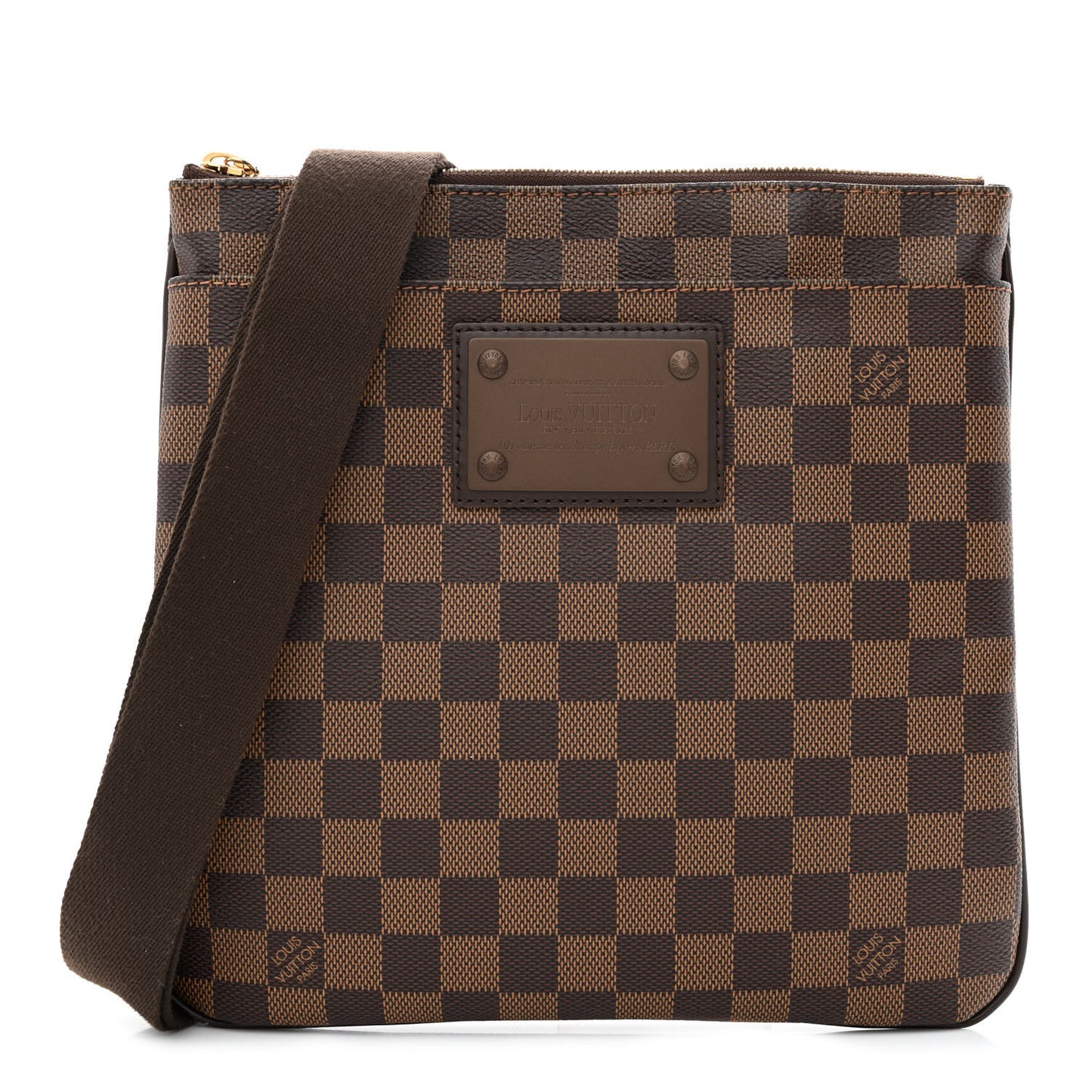 Damier Ebene Brooklyn Flat Pochette