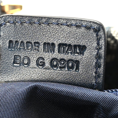 Christian Dior Monogram Boston Navy Blue 7 of 12