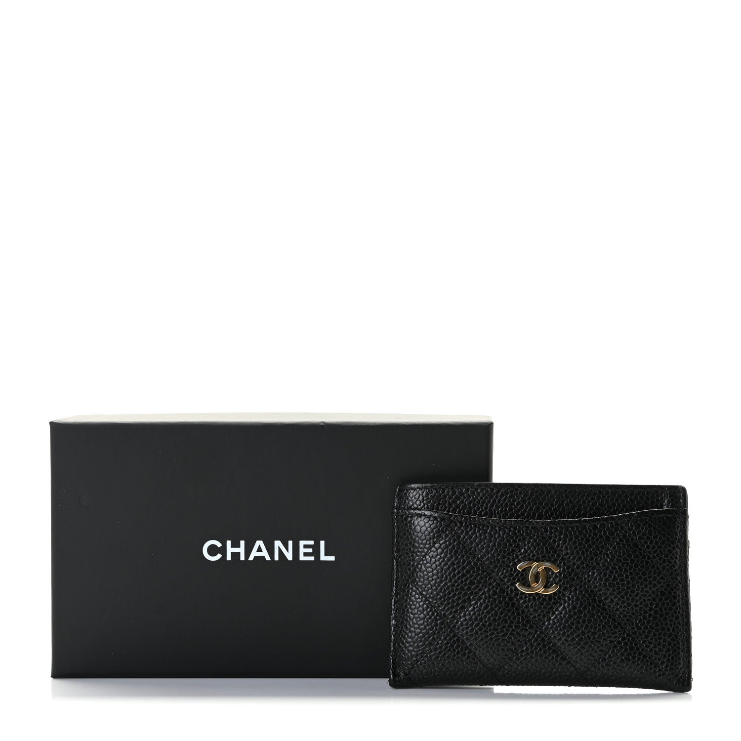 Chanel Caviar Quilted Card Holder Black 8 of 8