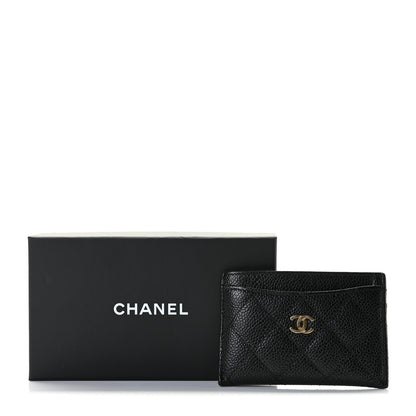 Chanel Caviar Quilted Card Holder Black 8 of 8