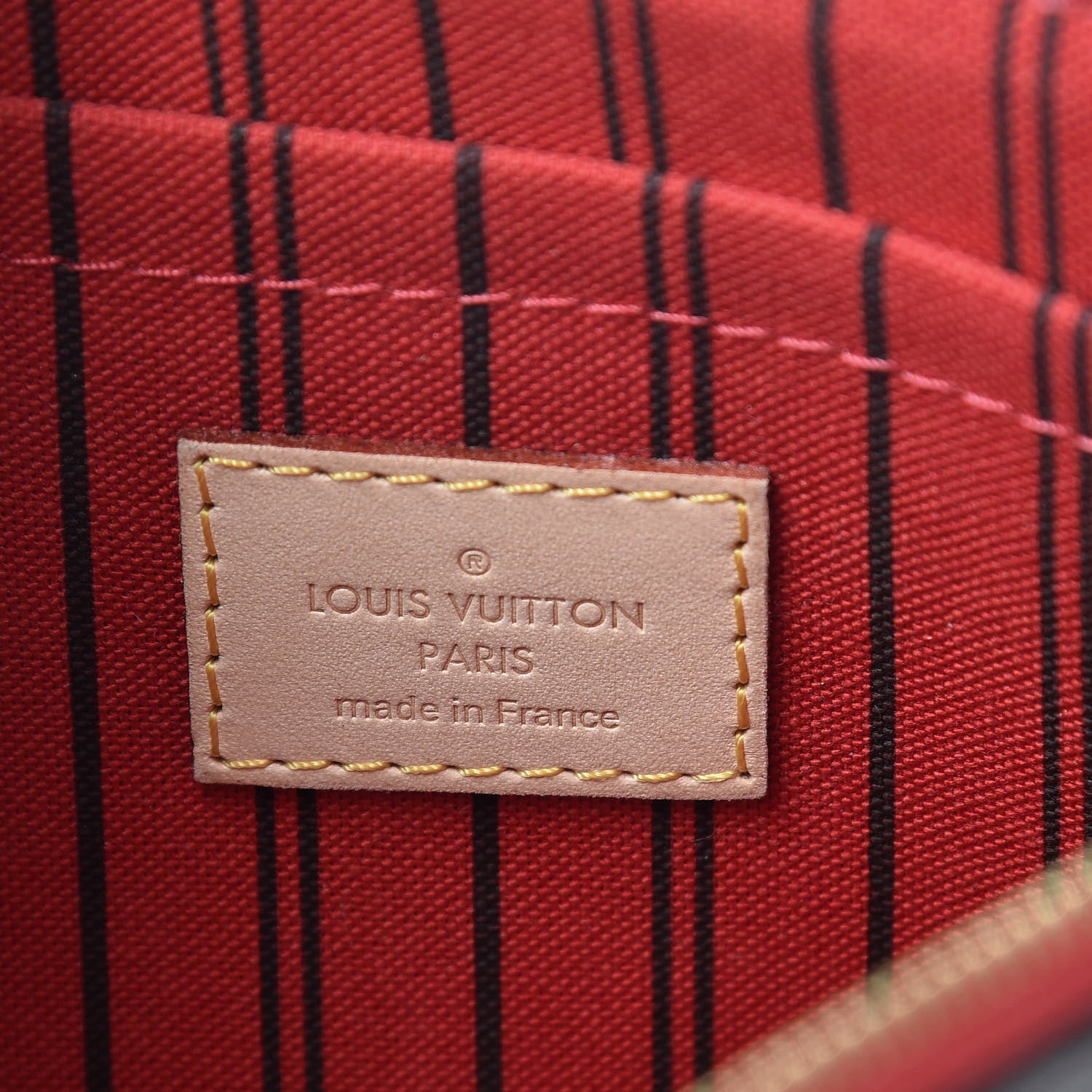 Louis Vuitton Monogram Neverfull MM GM Pochette Cherry 6 of 7