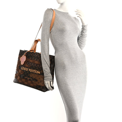 Louis Vuitton Monogram Landscape Shopper Tote MM Brown 2 of 9