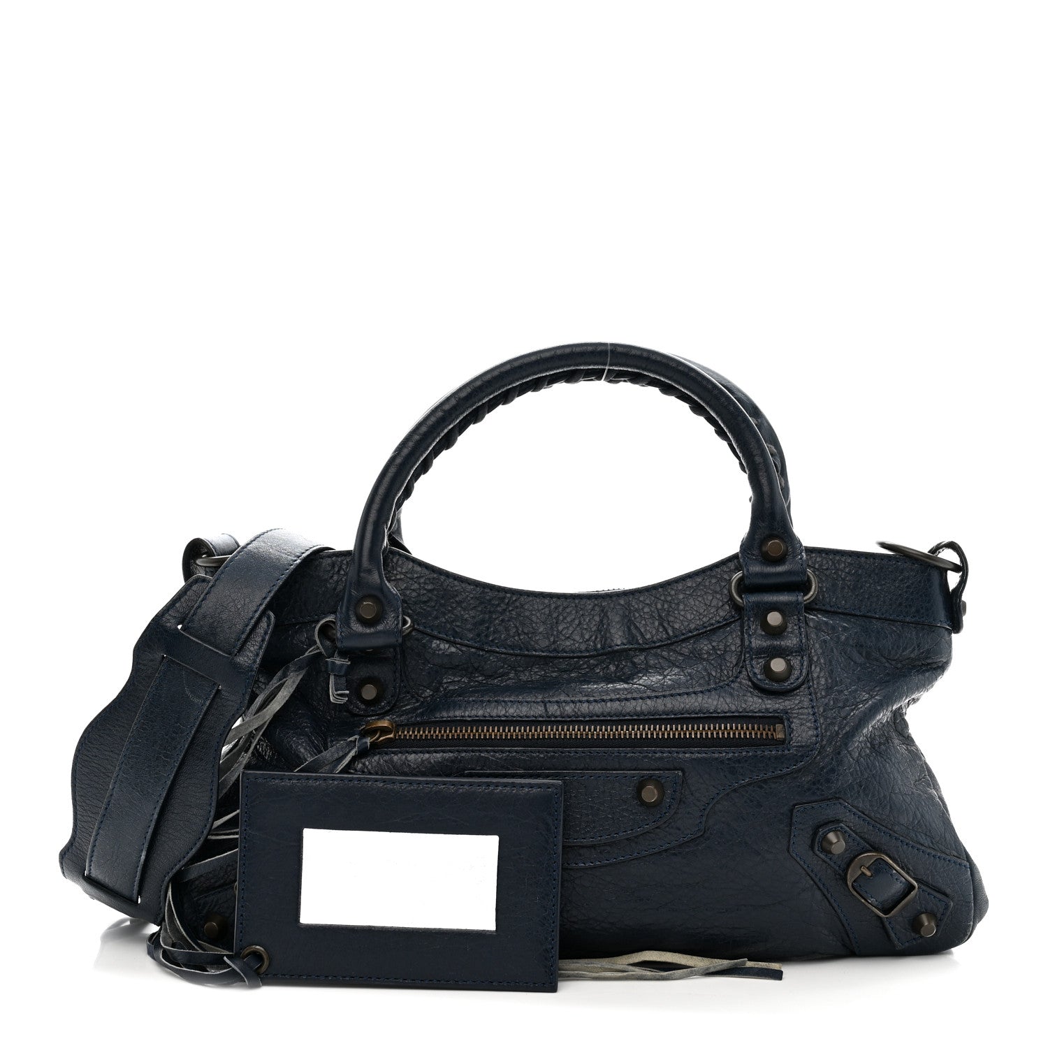 Balenciaga Agneau Classic Hardware First Bleu Obscur 3 of 12