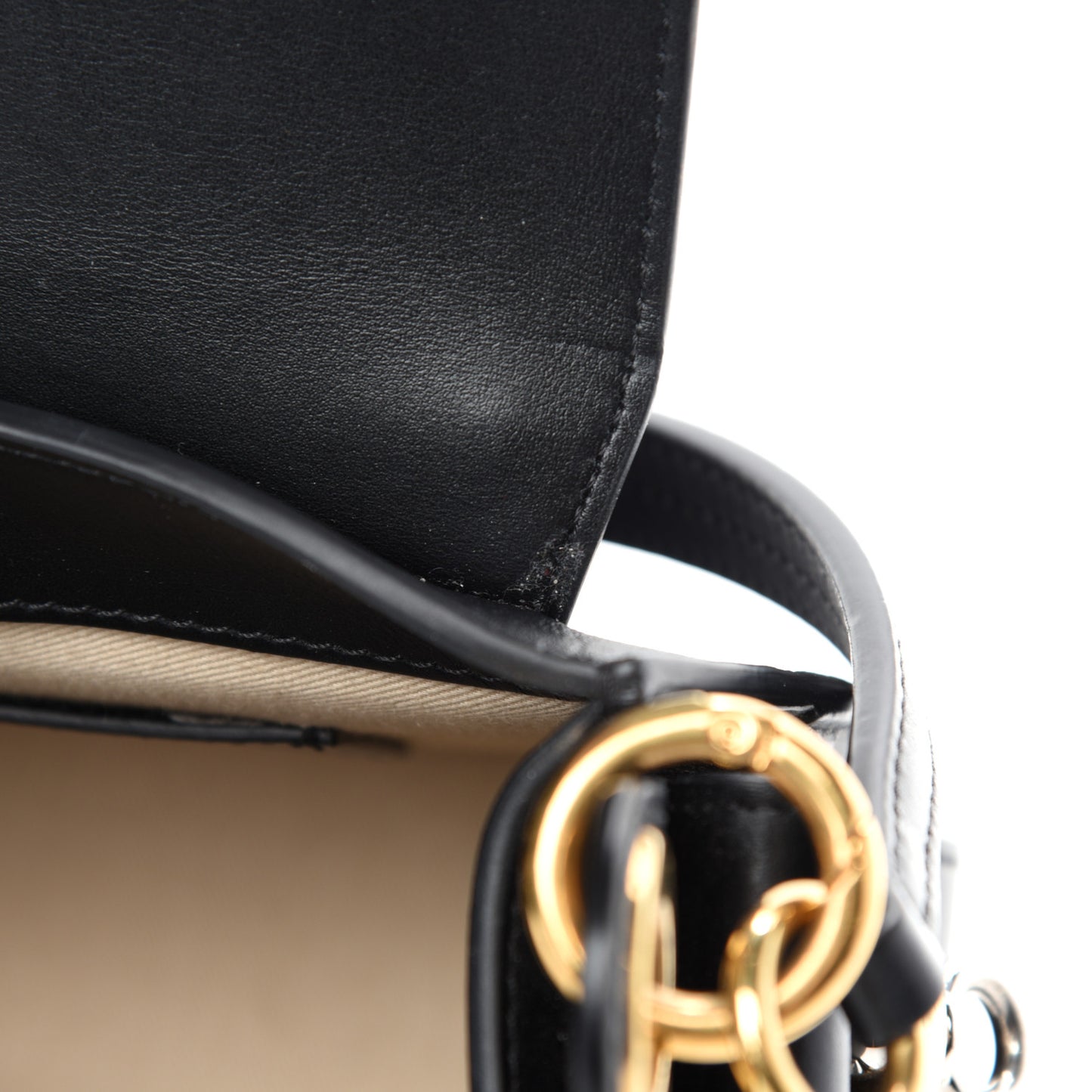 Calfskin Small Tess Bag Black