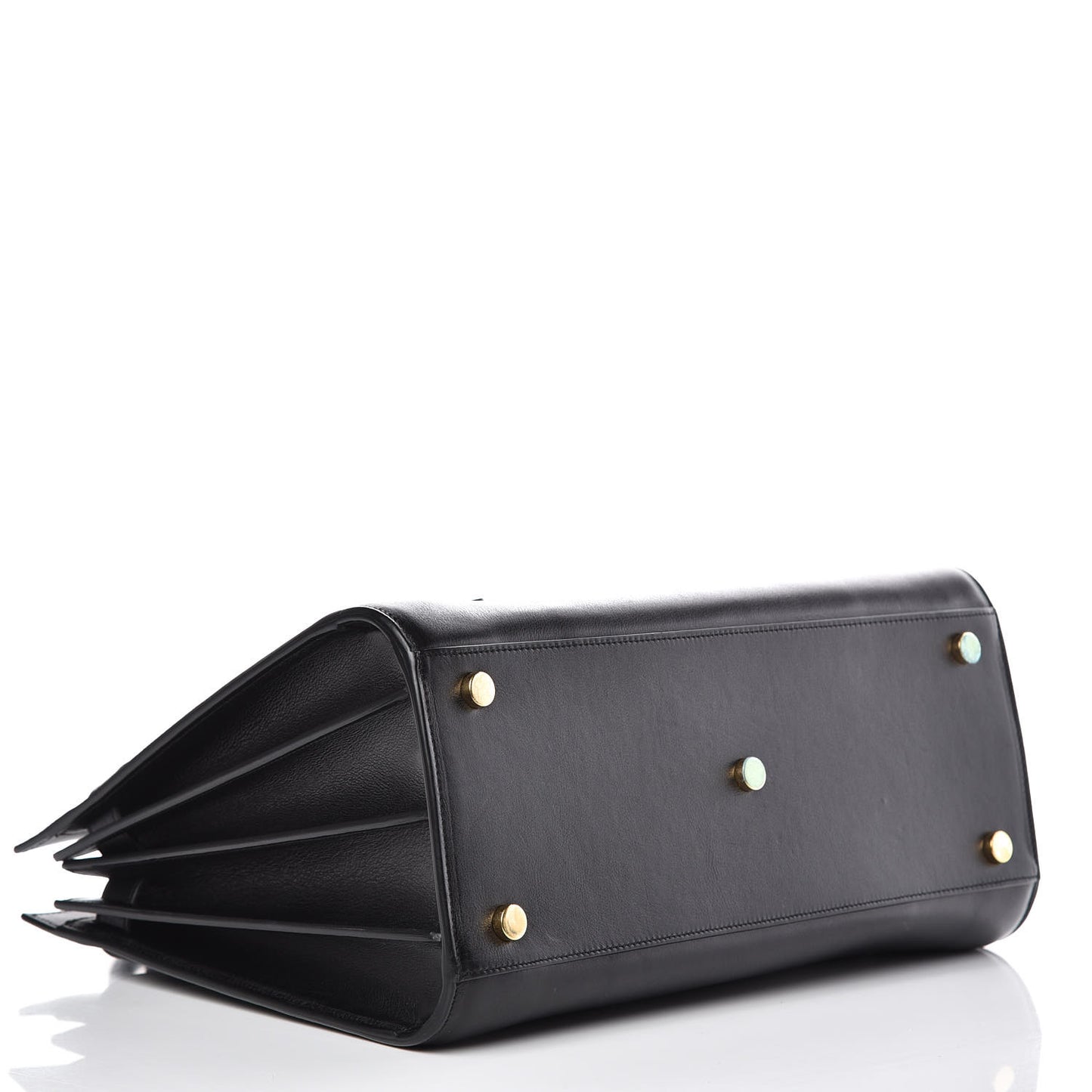 Calfskin Small Sac De Jour Black