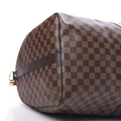 Louis Vuitton Damier Ebene Keepall Bandouliere 55 8 of 9