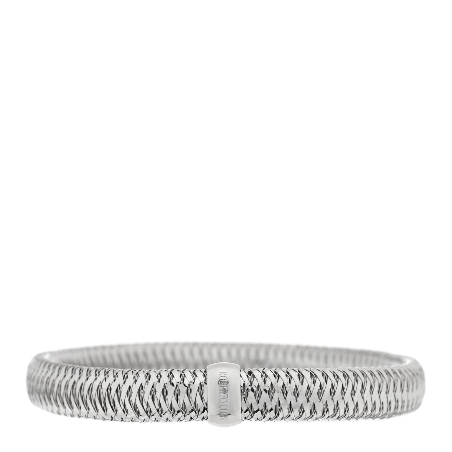 18K White Gold Primavera Flex Bangle Bracelet