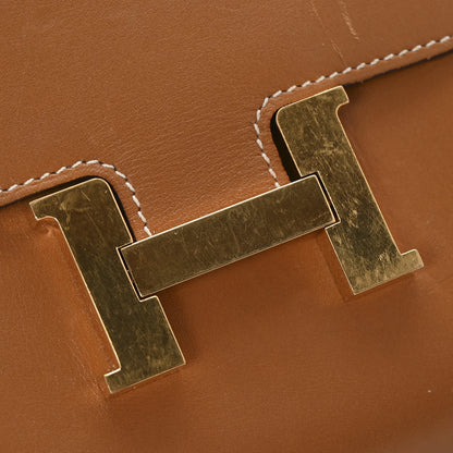 Hermes Tadelakt Constance Short Wallet Gold 8 of 9