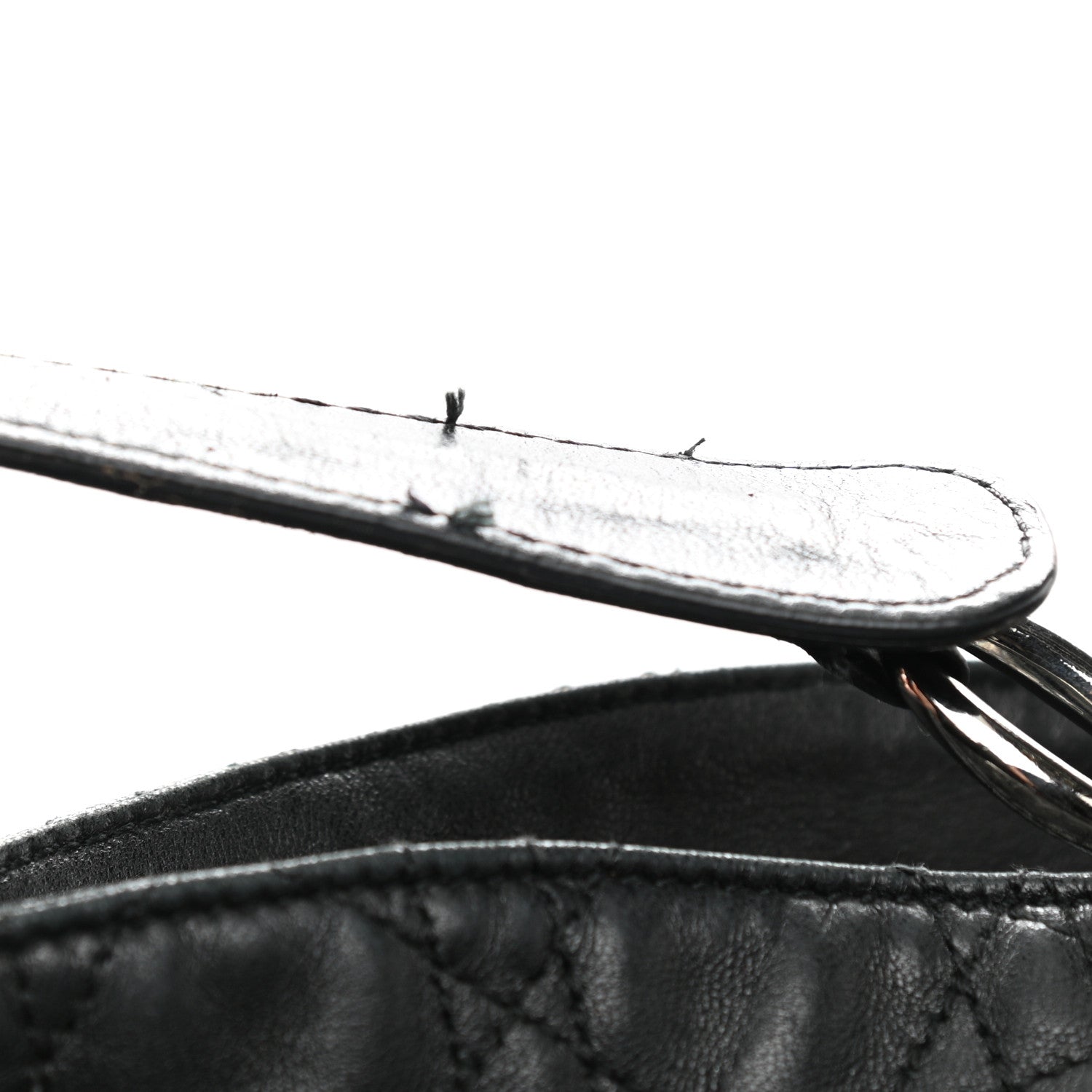 Christian Dior Lambskin Cannage Large Dior Soft Hobo Black 12 of 16