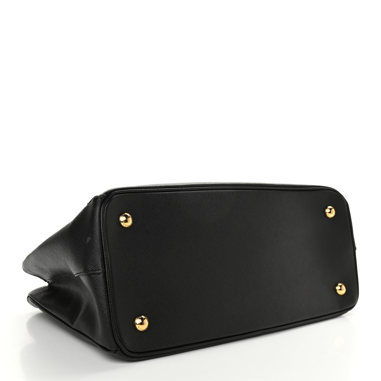 Saffiano Lux Medium Tote Black