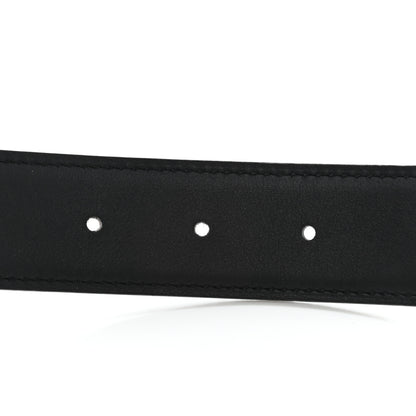 Hermes Swift Epsom 24mm Gamma Belt 75 Black Etoupe 6 of 7
