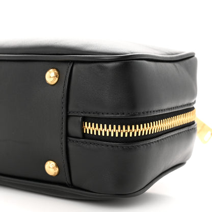 Miu Miu Calfskin Arcadie Top Handle Bag Black 9 of 11