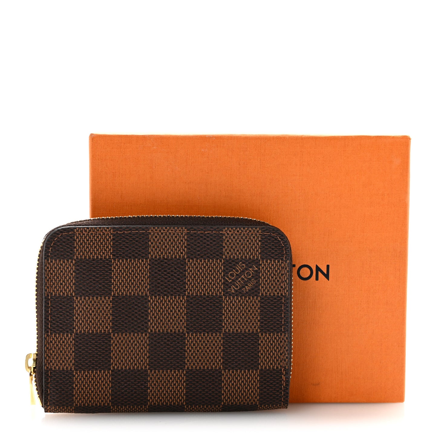 Damier Ebene Zippy Coin Purse