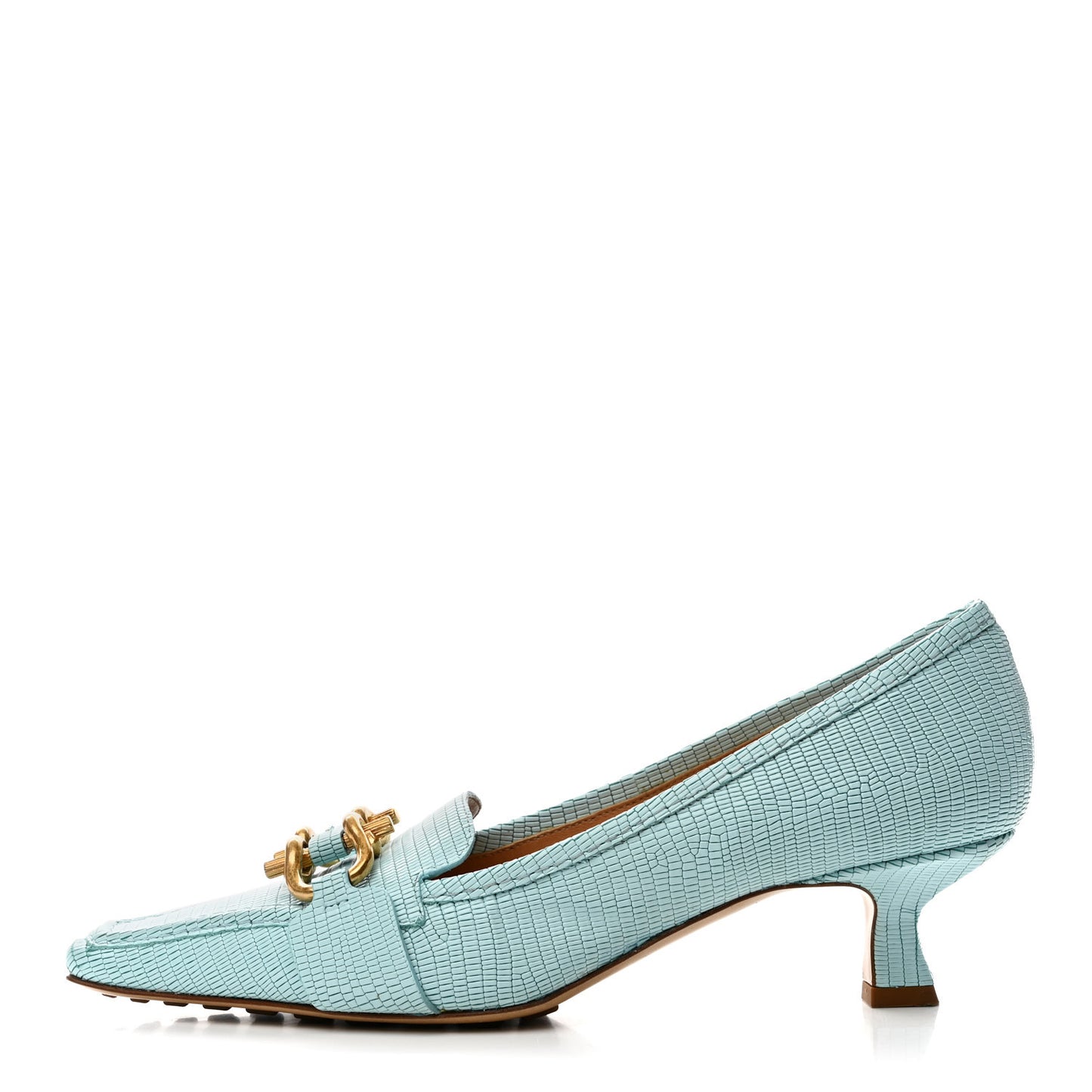 Embossed Madame Pumps 39 Blue