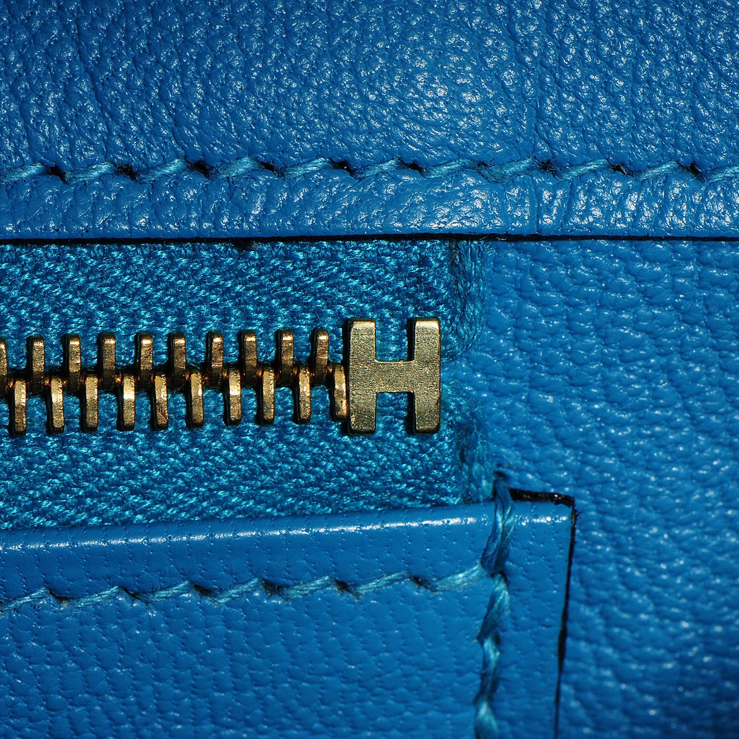 Togo Birkin 35 Turquoise