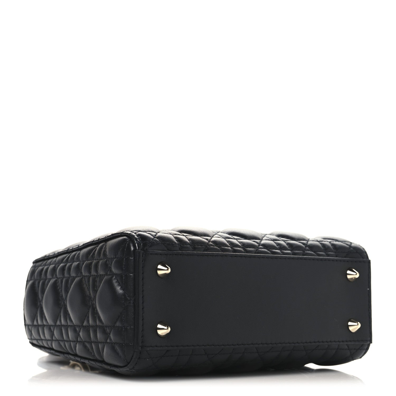 Christian Dior Lambskin Cannage Small My ABCDior Lady Dior Black 4 of 10