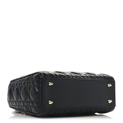 Christian Dior Lambskin Cannage Small My ABCDior Lady Dior Black 4 of 10
