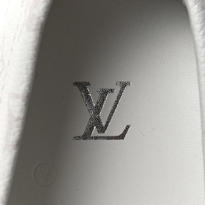 Louis Vuitton Monogram LV Driver Moccasin Loafers 7.5 White 8 of 9