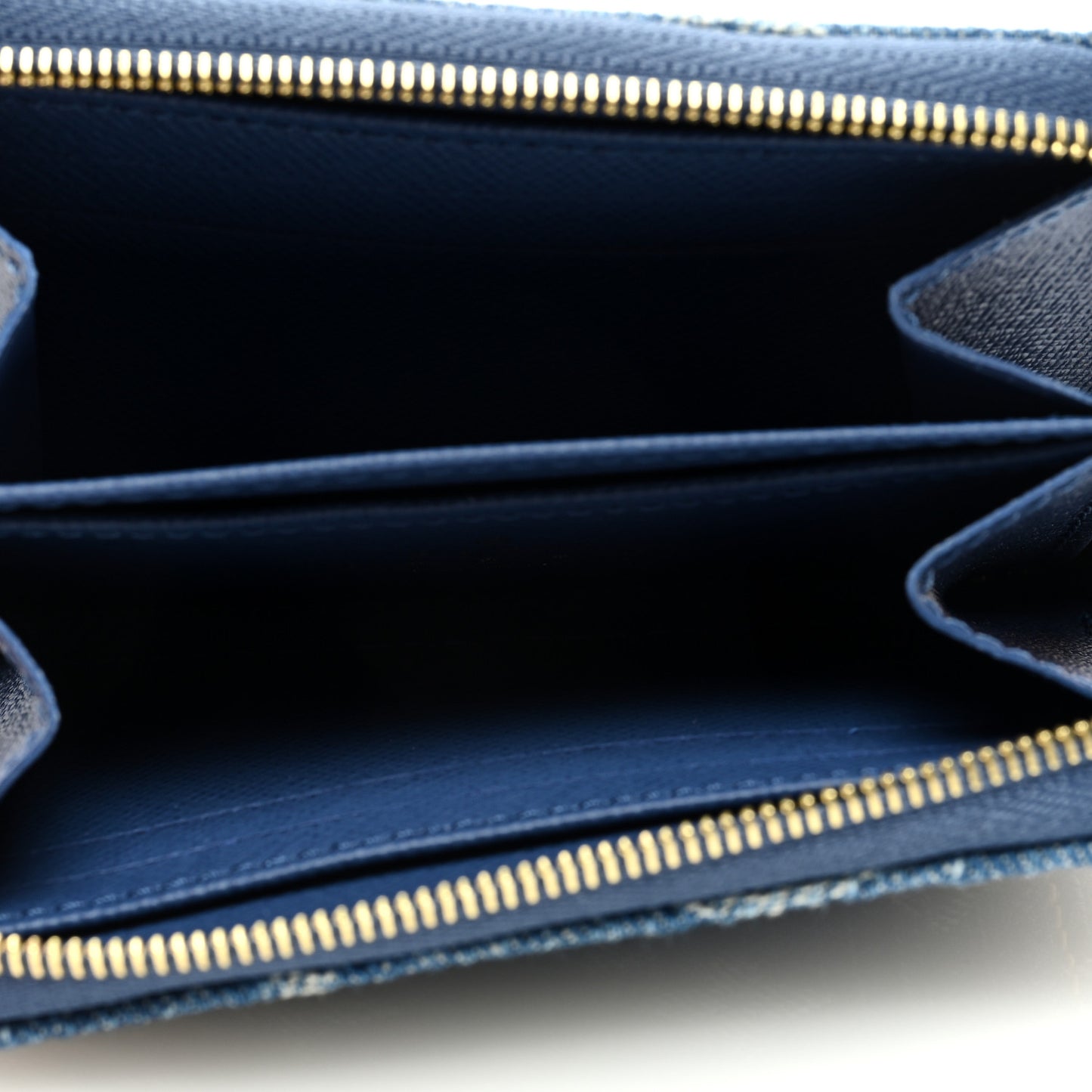 Denim Monogram New LV Remix Lou Wallet Blue