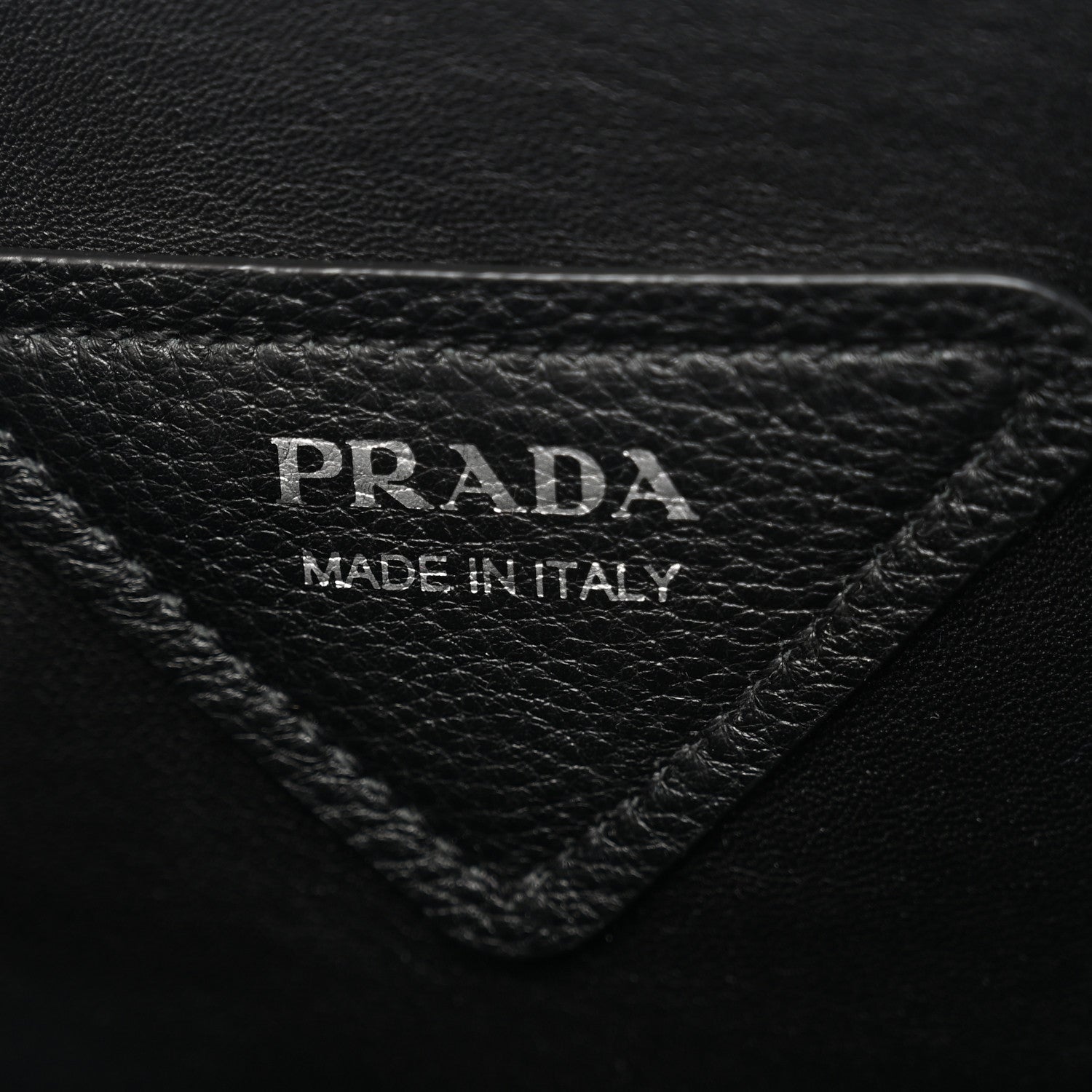 Prada Vitello Daino Soft Medium Dynamique Tote Black 6 of 10