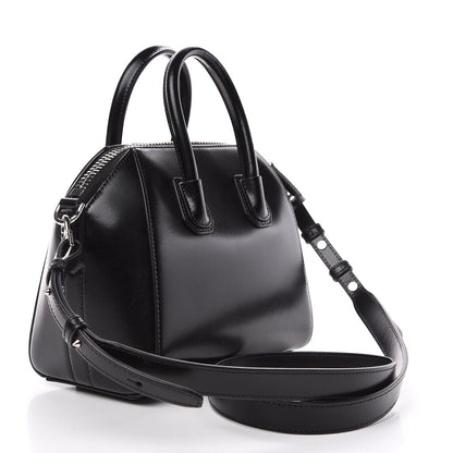 Givenchy Shiny Lord Calfskin Mini Antigona Black 2 of 9