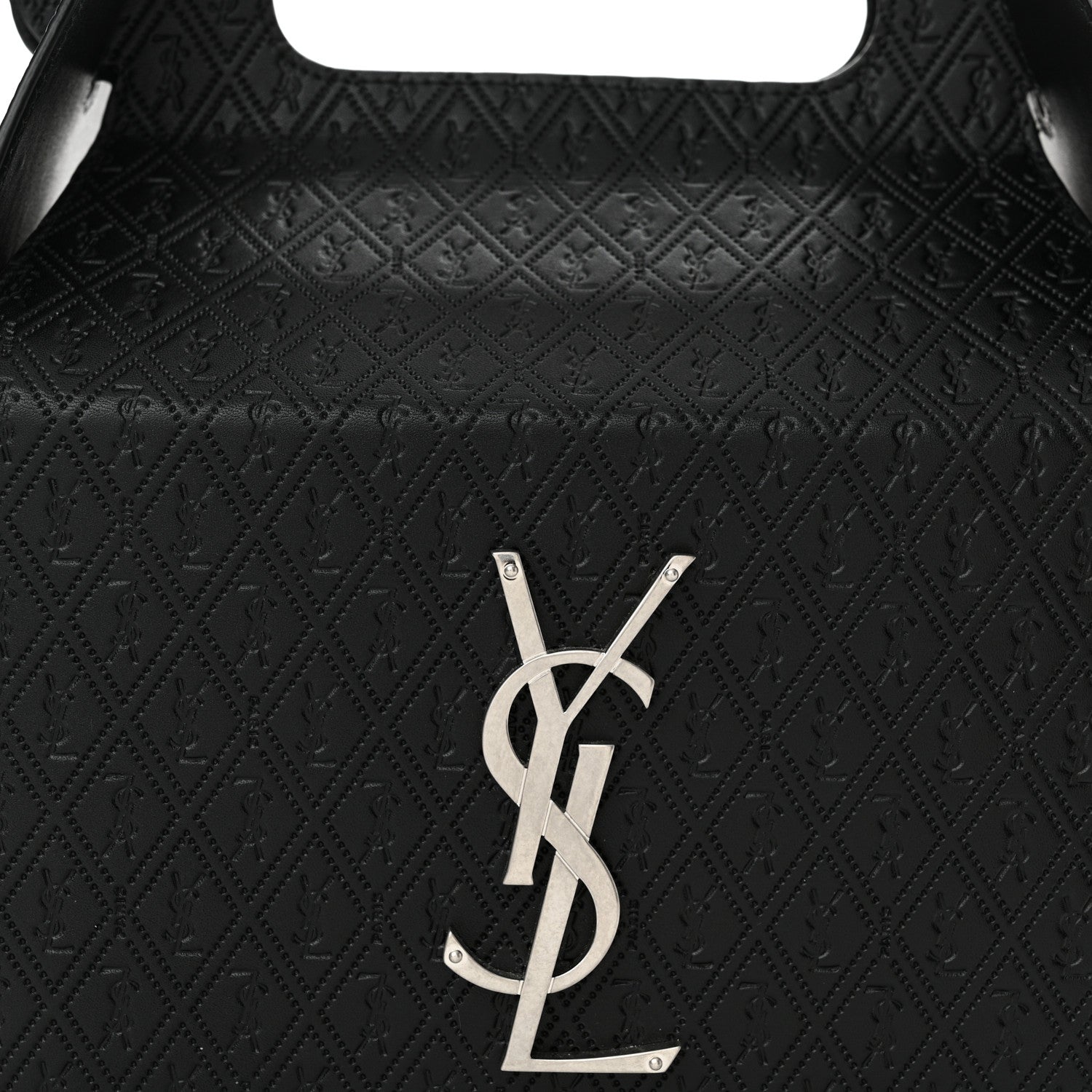 Saint Laurent Calfskin Monogram Take Away Box Black 8 of 12