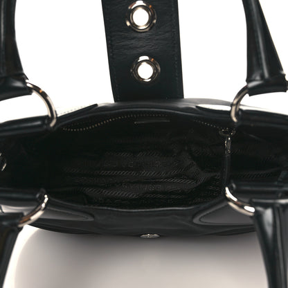 Prada Re-Nylon Spazzolato Re-Edition 2002 Moon Bag Black 4 of 7