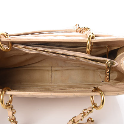 Chanel Caviar Quilted Grand Shopping Tote GST Beige Clair 8 of 18