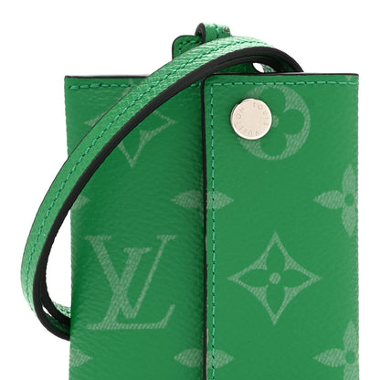 Louis Vuitton Taigarama Card Holder Necklace Cactus Cactus Green 7 of 7