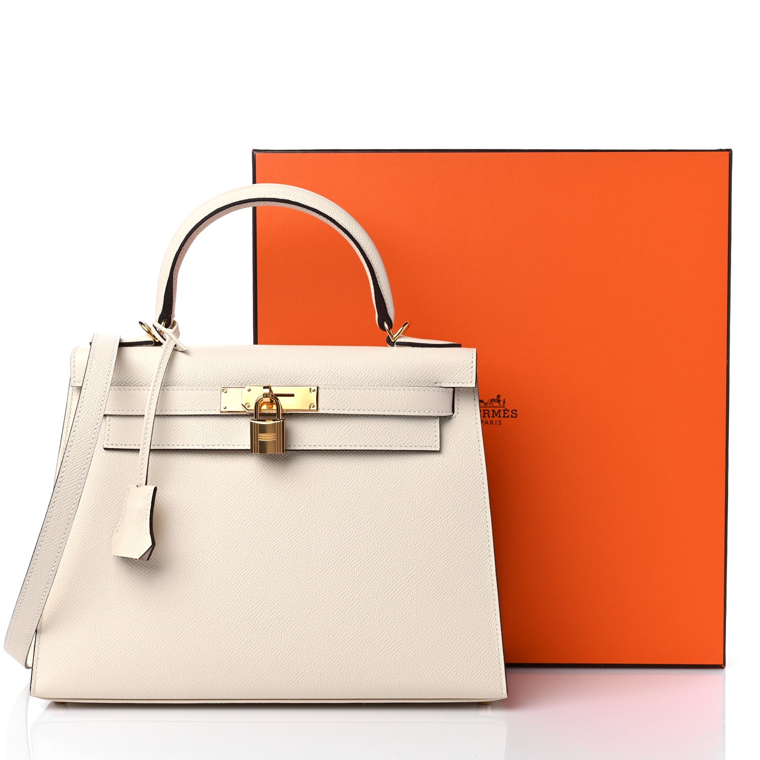 Hermes Epsom Kelly Sellier 28 Nata 11 of 11