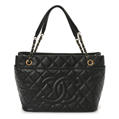 Chanel Caviar Quilted Timeless CC Soft Tote Black 1 of 10