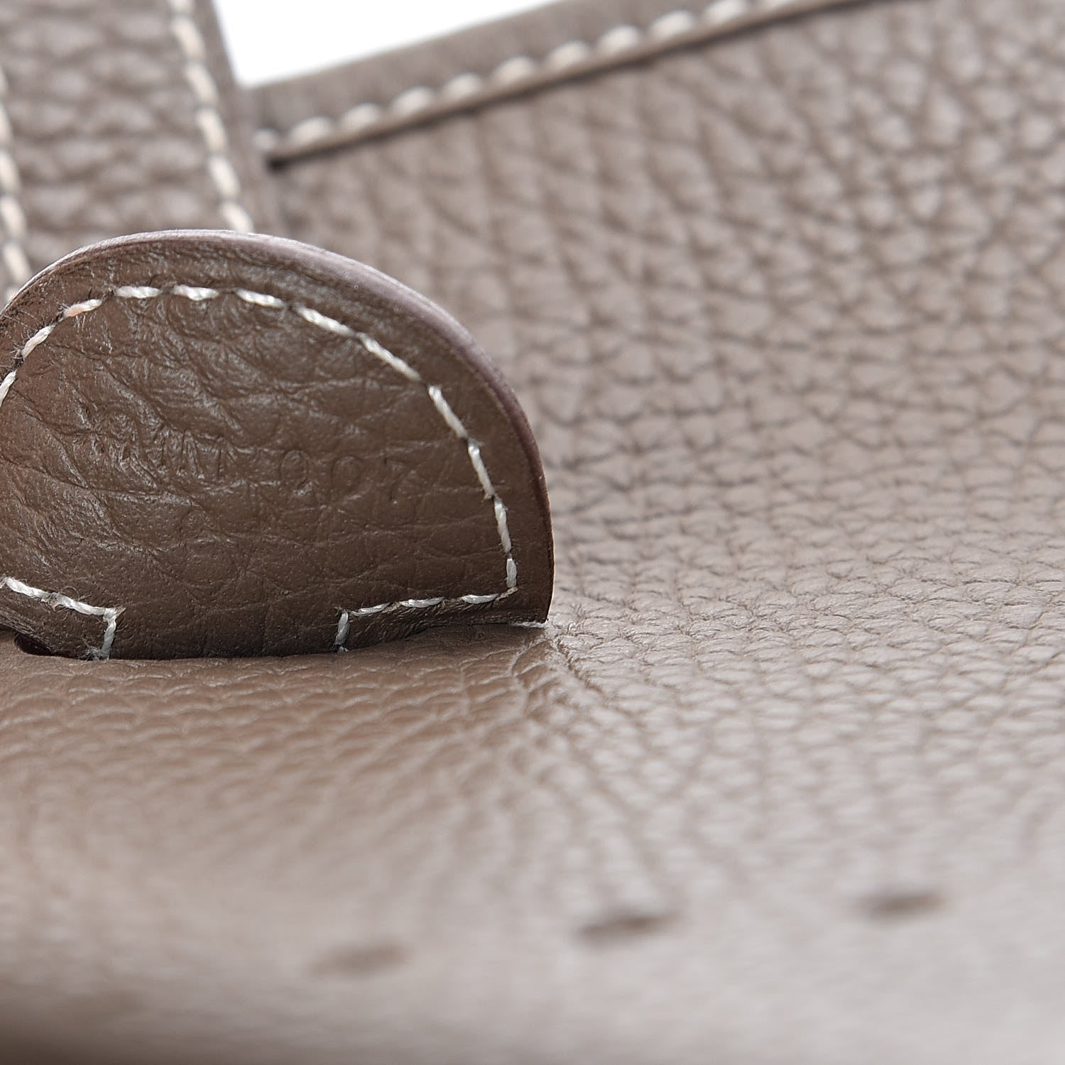 Hermes Taurillon Clemence Evelyne III PM Etoupe 7 of 11