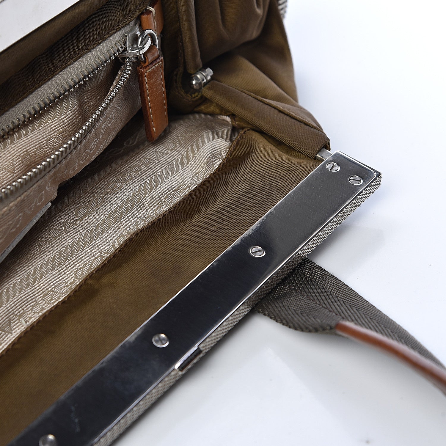 Prada Tessuto Nylon Active Shoulder Bag Giunco 8 of 17