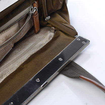 Prada Tessuto Nylon Active Shoulder Bag Giunco 8 of 17