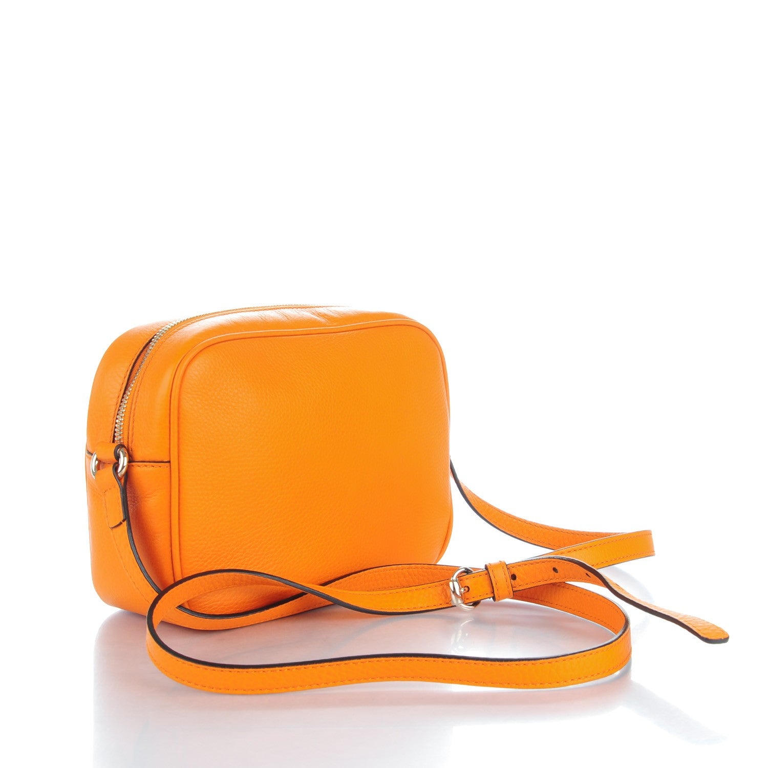 Gucci Pebbled Calfskin Small Soho Disco Bag Curcuma 3 of 7
