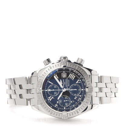 Breitling Stainless Steel 44mm Chronomat Evolution Automatic Watch Black A13356 3 of 6