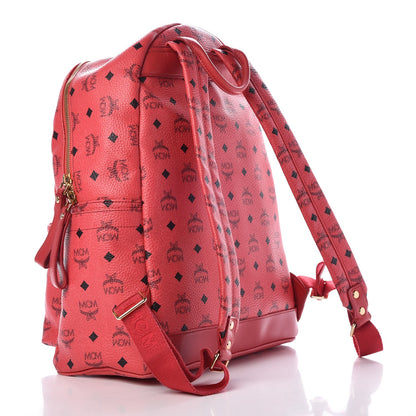 MCM Visetos Medium Sprinkle Stud Stark Backpack Corail 3 of 8