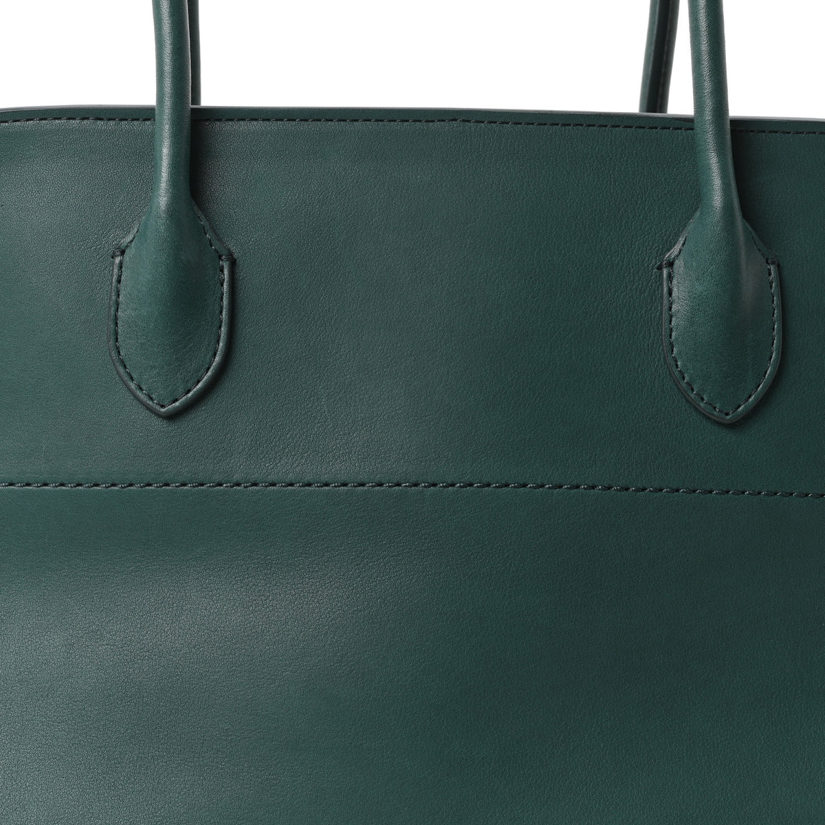 The Row Polished Saddle Calfskin EW Margaux Cyprus 7 of 9