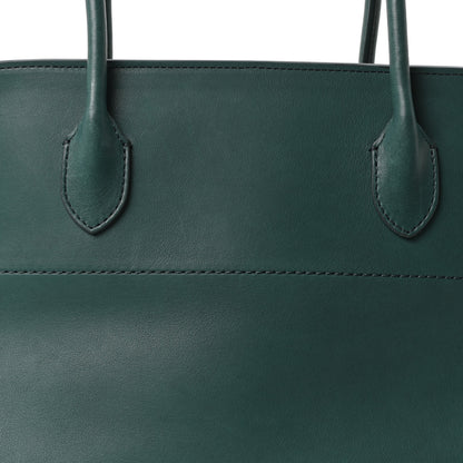 The Row Polished Saddle Calfskin EW Margaux Cyprus 7 of 9