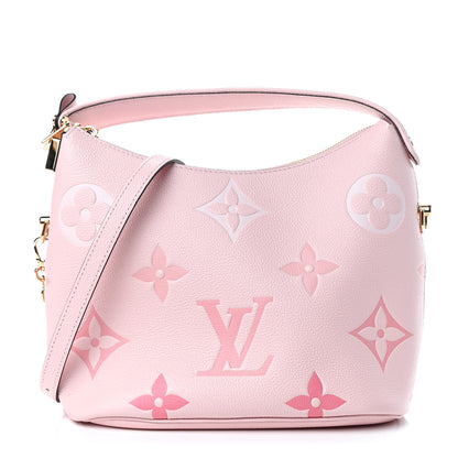 Louis Vuitton Empreinte Monogram Giant By The Pool Marshmallow Hobo PM Bouton De Rose 1 of 10