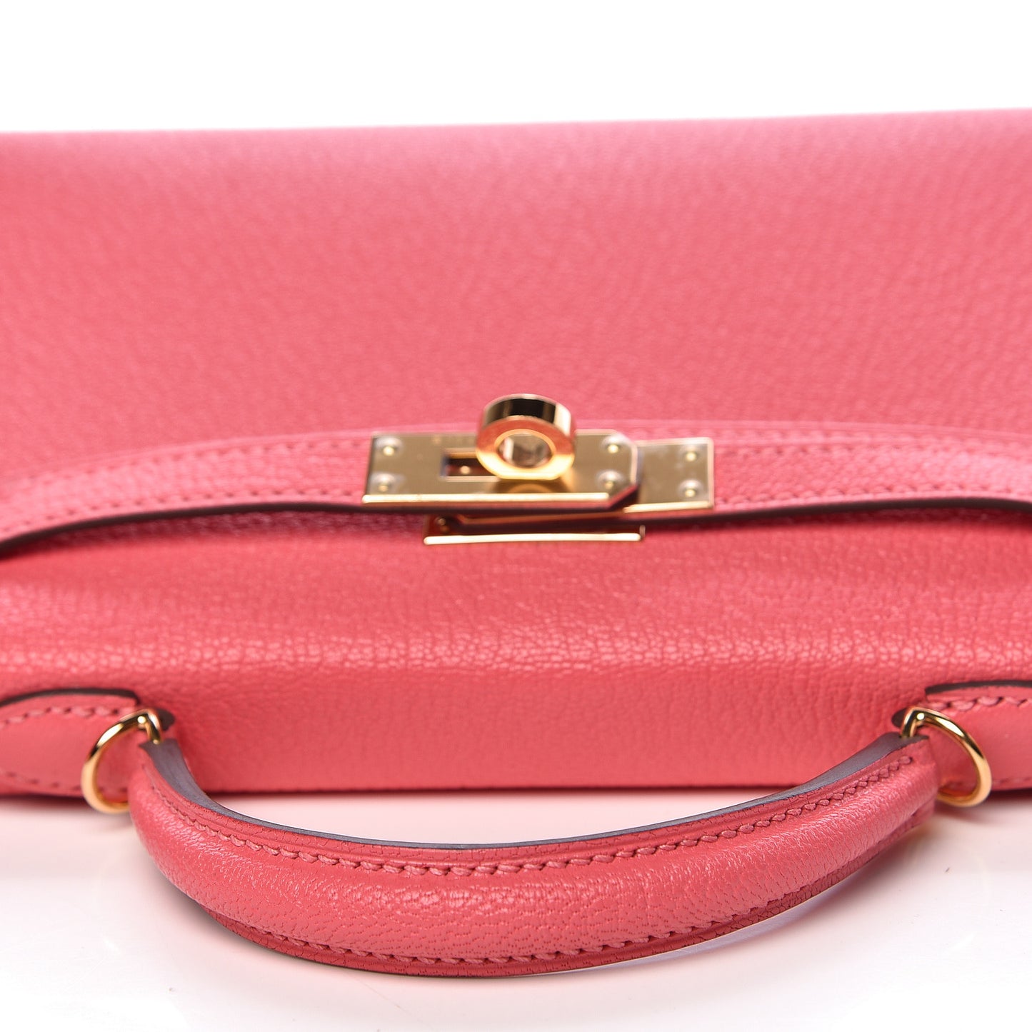 Chevre Mysore Mini Kelly Sellier 20 Rose Lipstick