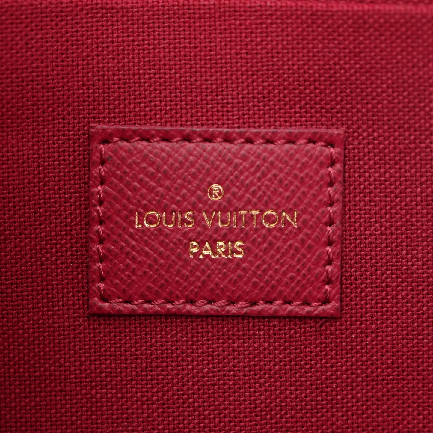 Monogram Pochette Felicie Chain Wallet Fuchsia