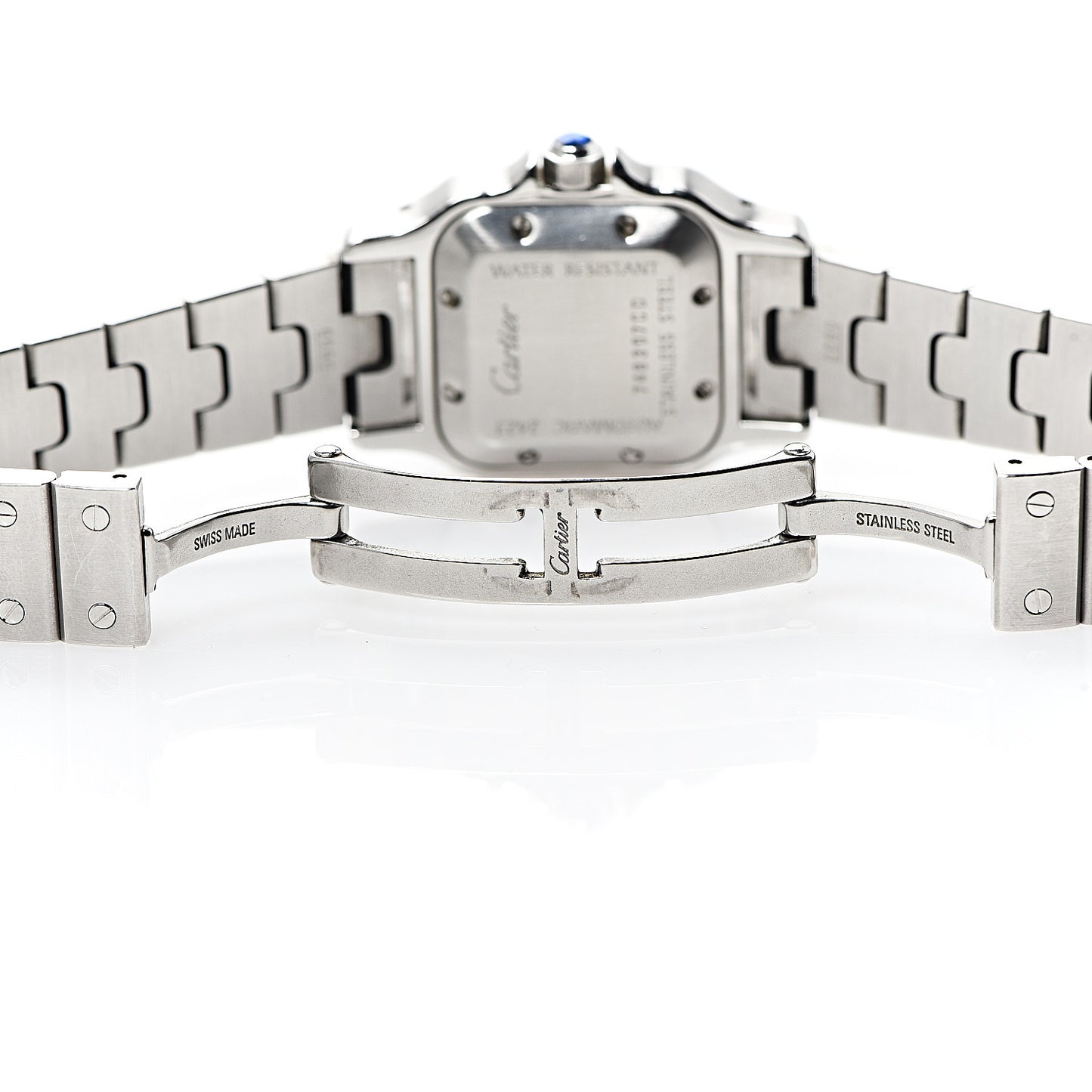Stainless Steel 24mm Santos de Galbee Automatic Watch