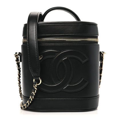 Chanel Lambskin Timeless Vanity Cosmetic Case Black 1 of 10