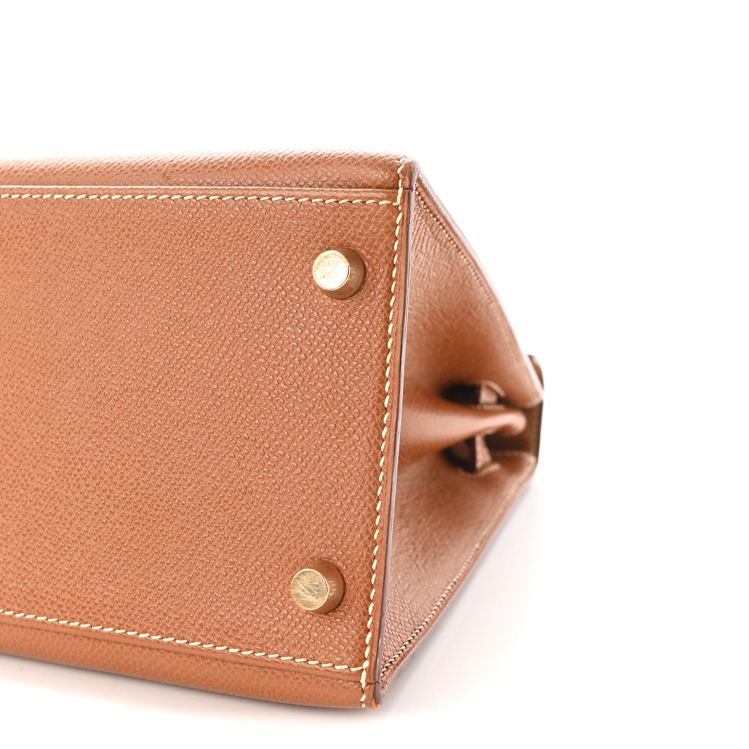 Hermes Courchevel Kelly Sellier 28 Gold 10 of 10