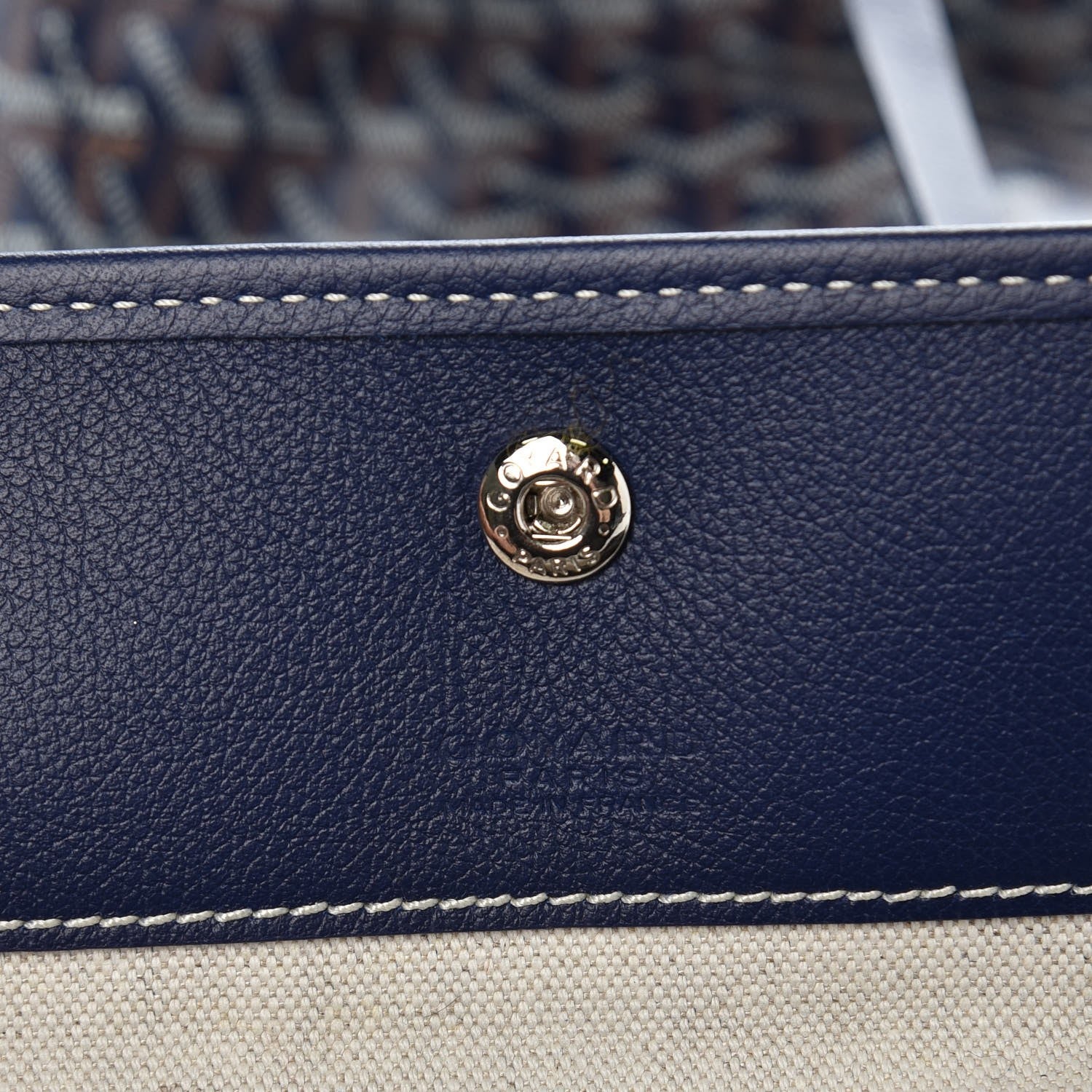 Goyard Goyardine Saint Louis GM Navy 8 of 9