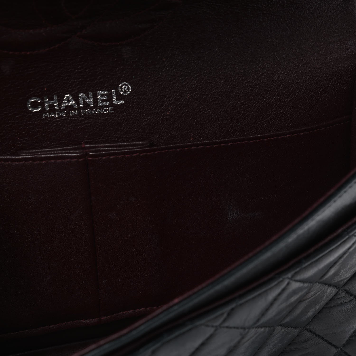Chanel Lambskin Quilted Medium Double Flap Black 7 of 11