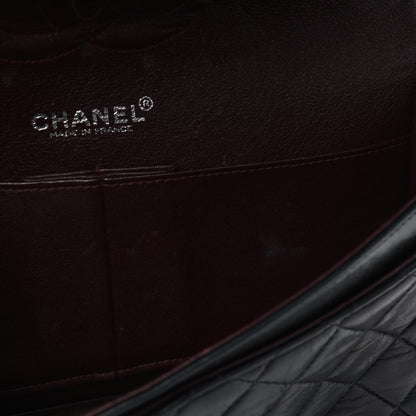 Chanel Lambskin Quilted Medium Double Flap Black 7 of 11